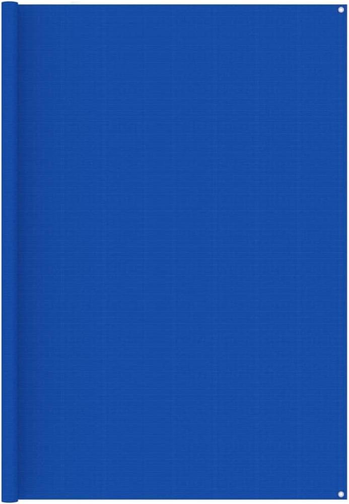 Zeltteppich 250x600 cm Blau HDPE Bild 1