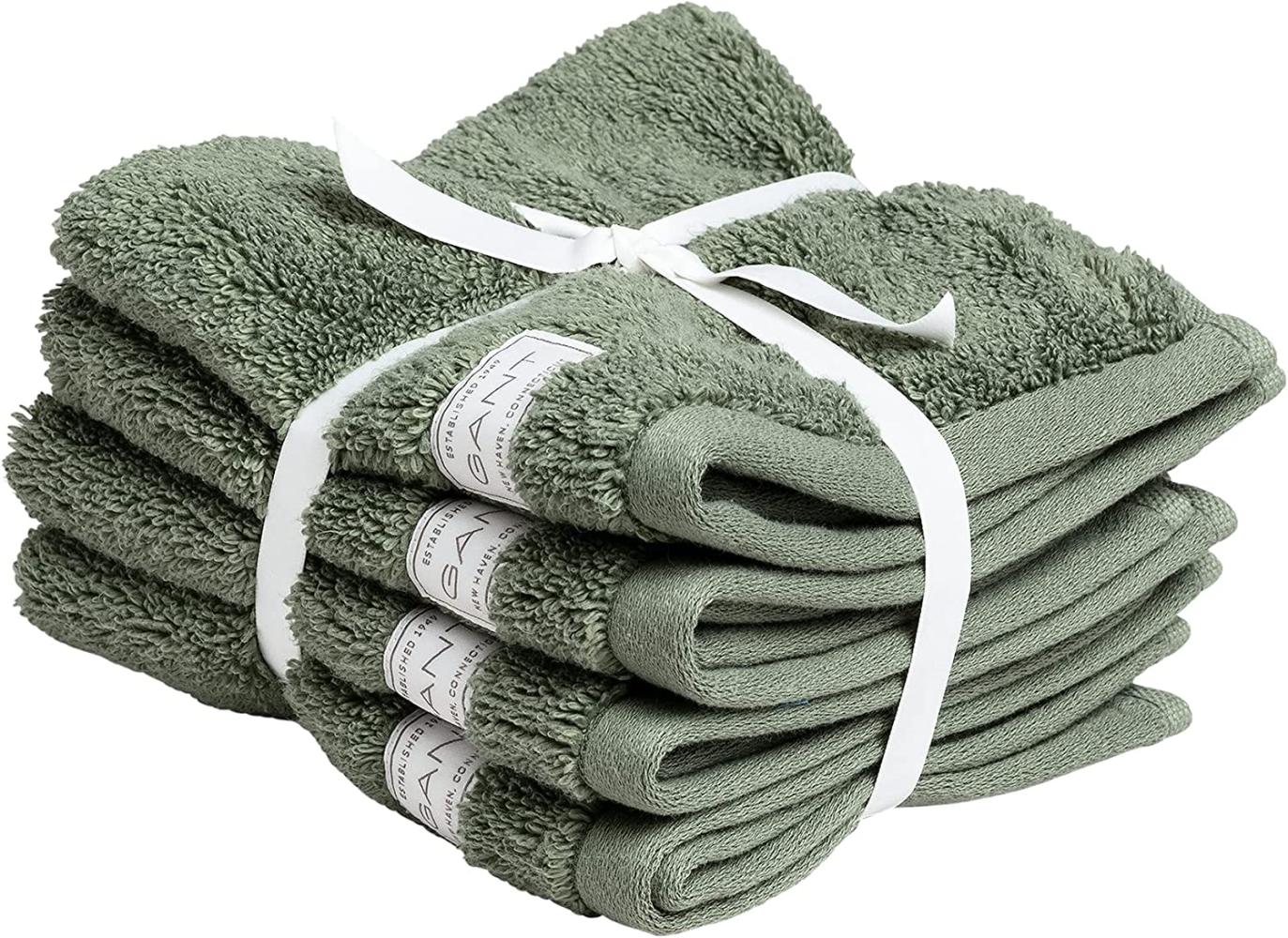 Gant Home Seifentuch Set Gesichtstücher Premium Towel Agave Green (30x30cm) (4-teilig) 852007201-314 Bild 1