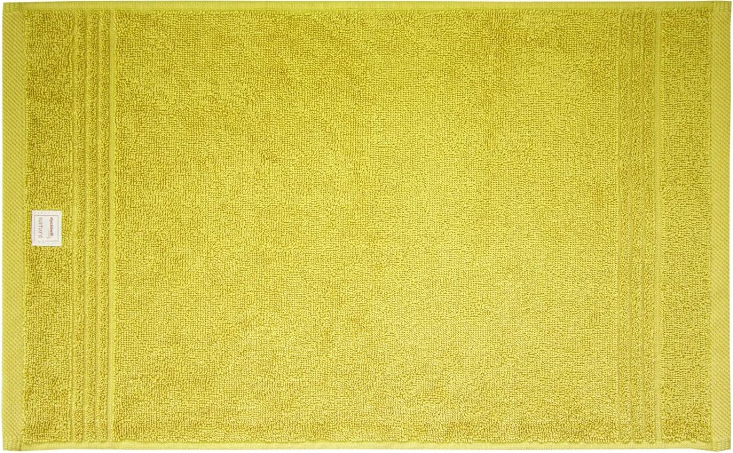 Bio Baumwolle Handtücher - alle Größen & Trendfarben Gästetuch, 30x50 cm, kiwi Bild 1
