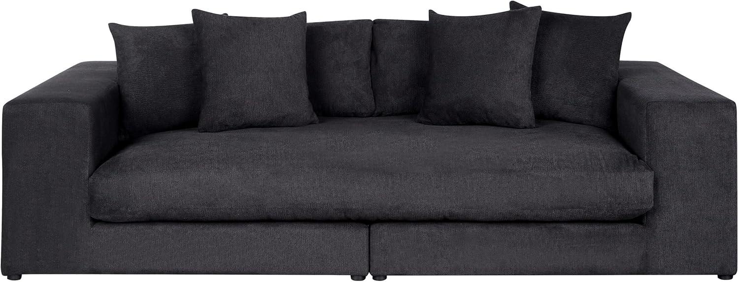 3-Sitzer Sofa schwarz mit Kissen GLORVIKA Bild 1