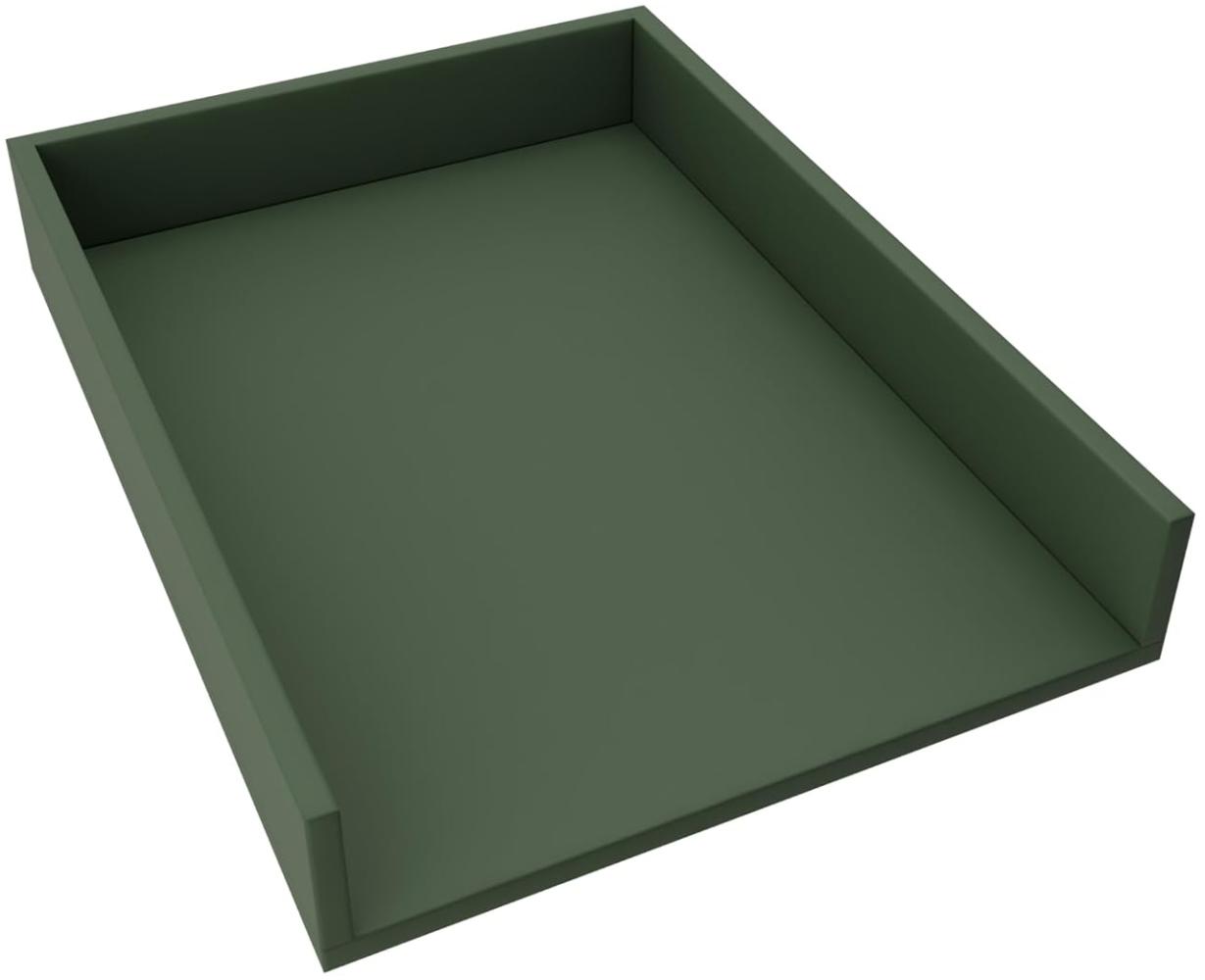 REGALIK Wickelaufsatz für Kommode 72cm x 50cm - Abnehmbar Wickeltischaufsatz für Kommode in Grün - Abgeschlossen mit ABS Material 1mm Bild 1