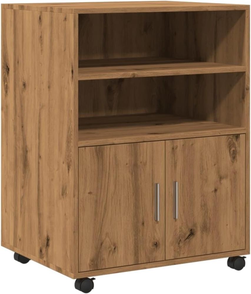 Rollschrank Artisan-Eiche 60x48x81 cm Holzwerkstoff 853172 Bild 1