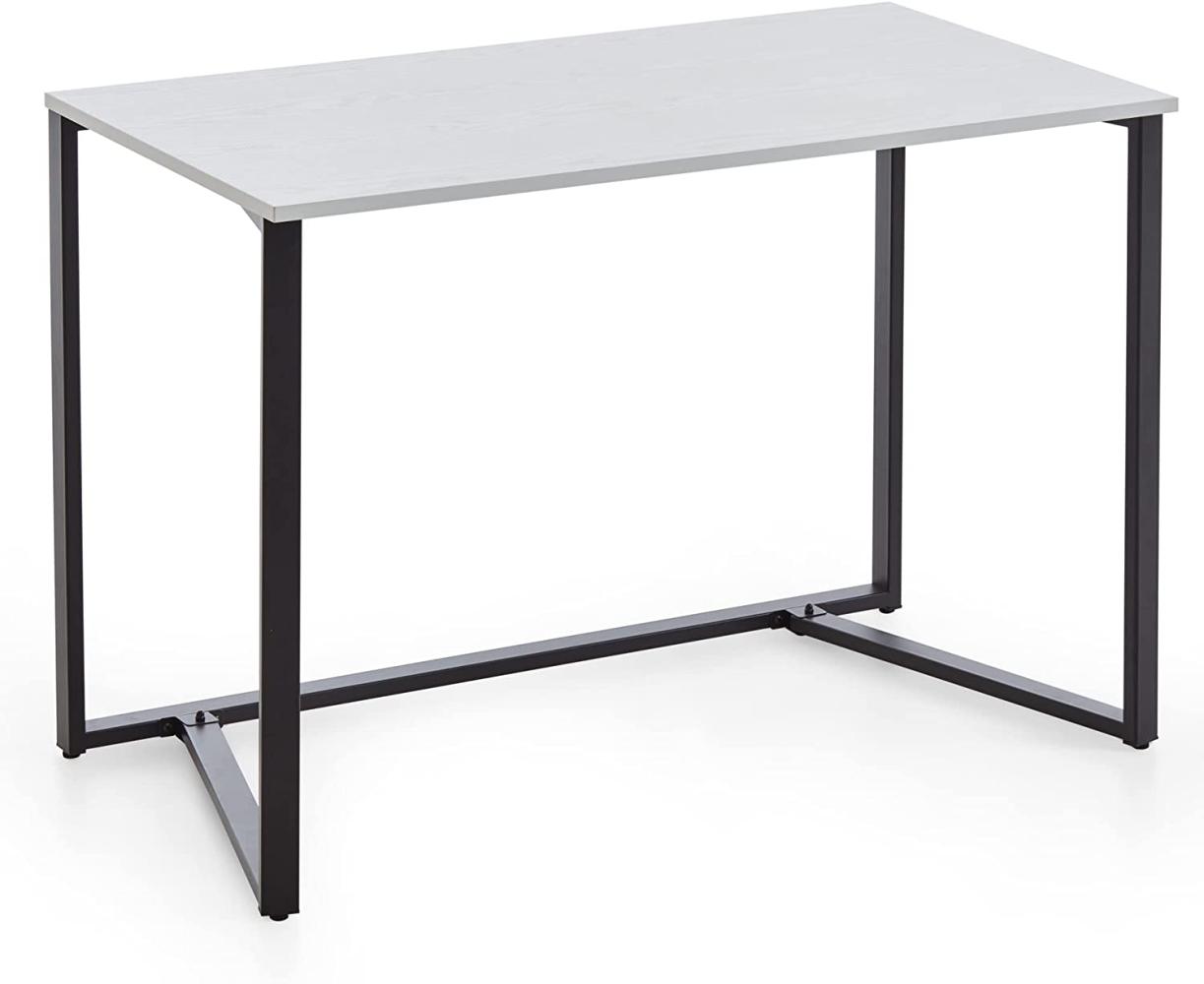'Herold' Schreibtisch, Esche, weiß, 110 cm Bild 1