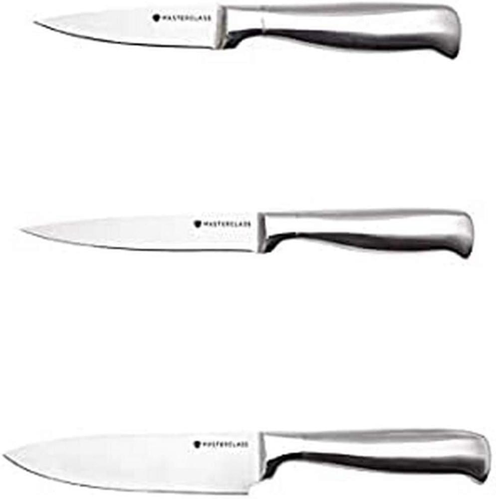 Kitchen Craft Messer-Set Master Class-Acero 9/12/15 cm 3-tlg, Mischung aus Mehreren Materialien, Silber Bild 1