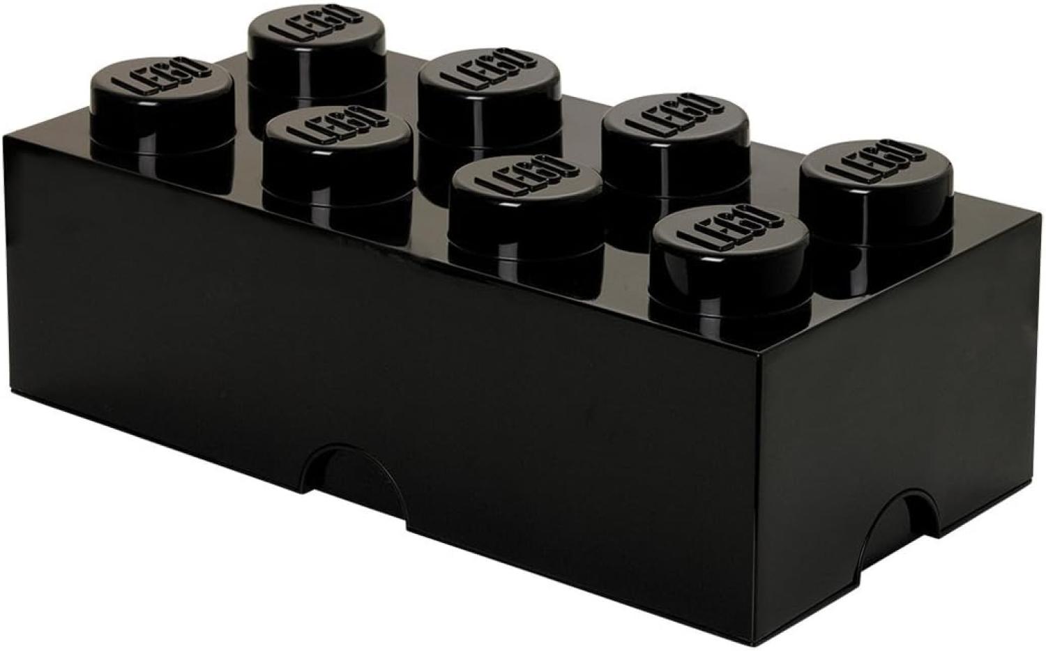 Lego 'Storage Brick 8' Aufbewahrungsbox schwarz Bild 1