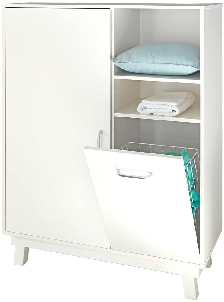 Roba Kombi-Kinderbett, 70x140 cm Nordic weiß, 3-fach höhenverstellbar, max. Belastbarkeit: 50 kg, 3 Schlupfsprossen Bild 1