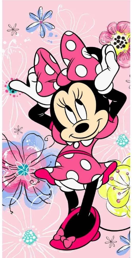 Disney Minnie Mouse Duschtuch Strandtuch Badetuch 70 x 140 cm Bild 1