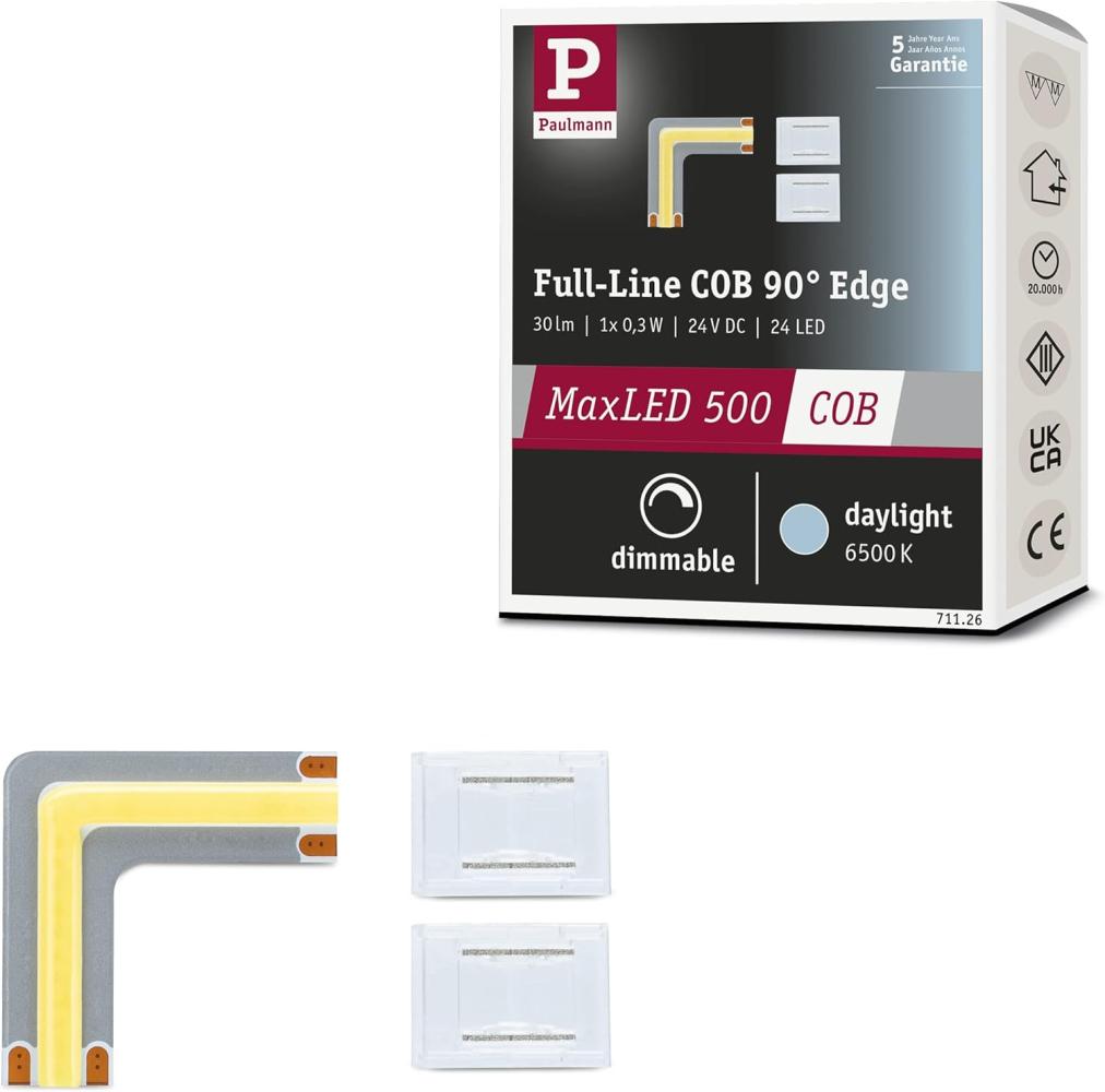 Paulmann 711. 26 MaxLED 1000 LED Strip Full-Line COB 0m 0,3W 1000lm/m 800LEDs/m 6500K Bild 1