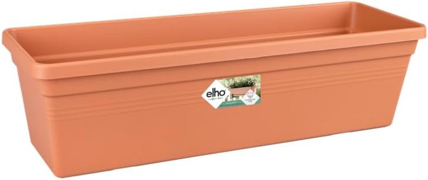 Elho green basics balkonkasten 80 cm Übertopf, 12 L, Milde Terra, 79. 00 x 16. 50 x 13. 70 cm Bild 1