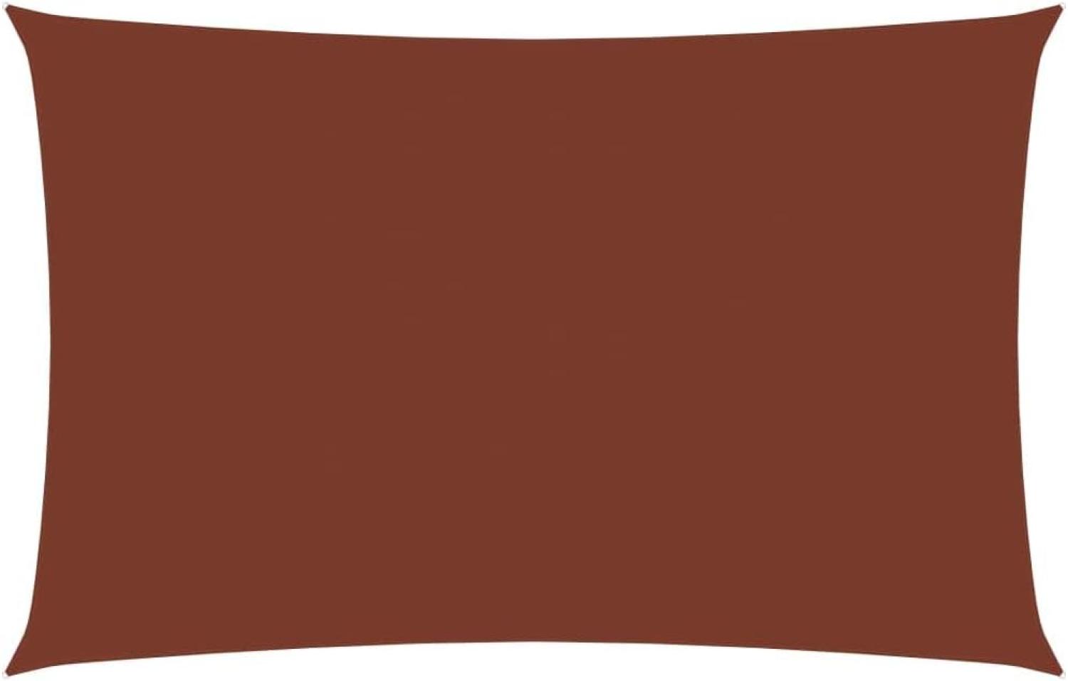 vidaXL Sonnensegel Oxford-Gewebe Rechteckig 5x8 m Terrakotta-Rot Bild 1