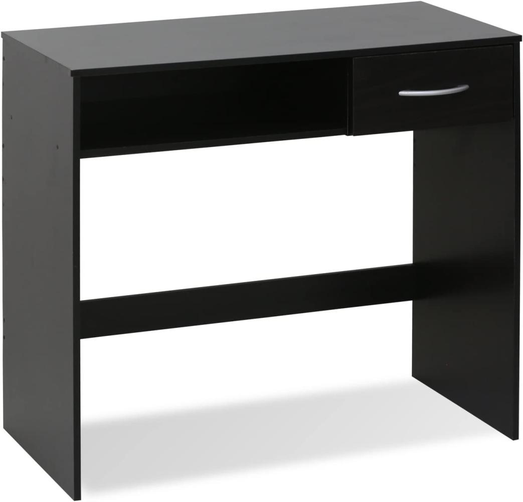 Furinno JAYA Computer/Schreibtisch mit Schublade, Holz, Espresso, 39. 5 x 81. 79 x 74. 09 cm Bild 1