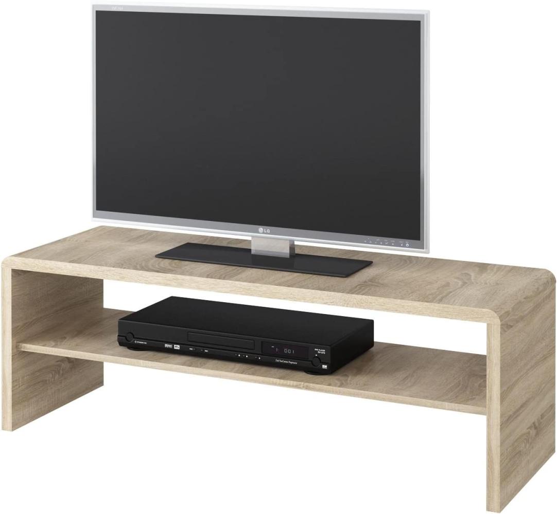 CARO-Möbel Couchtisch TV Lowboard Fernsehtisch Lexa, in Sonoma Eiche, 120 x 40 cm, mit Ablagefach Bild 1