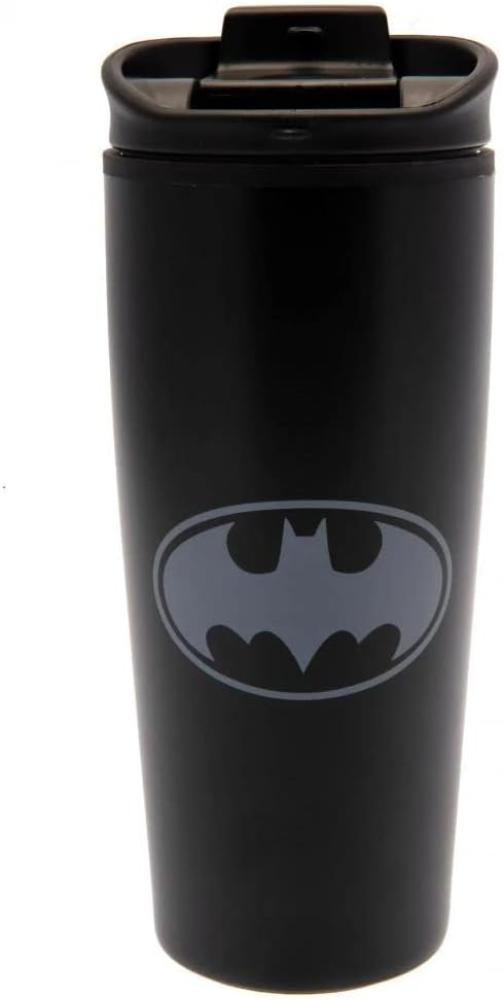 Batman Metal Travel Mug Coffee To Go Becher Logo Bild 1