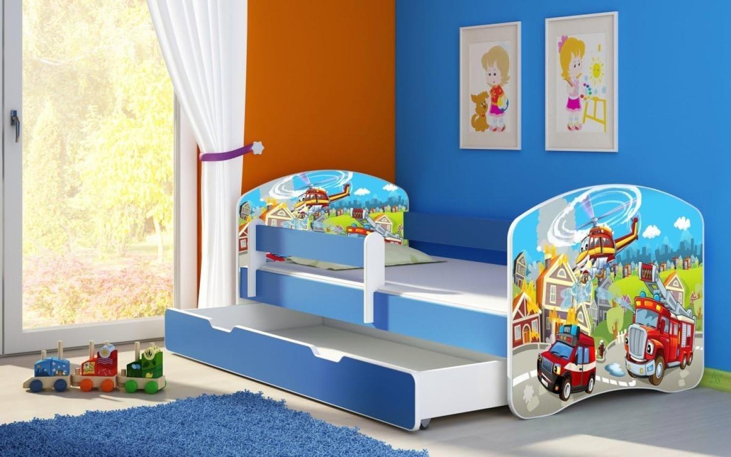 Kinderbett Dream mit verschiedenen Motiven 160x80 Firealarm Bild 1