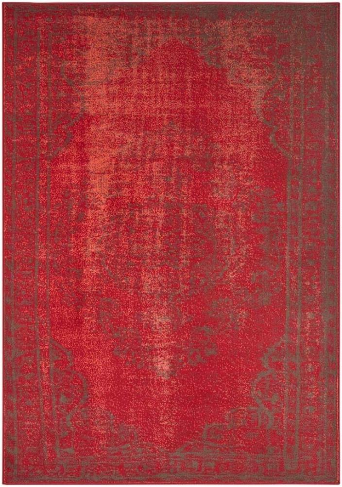 Kurzflor Teppich Cordelia Rot - 160x230x0,9cm Bild 1