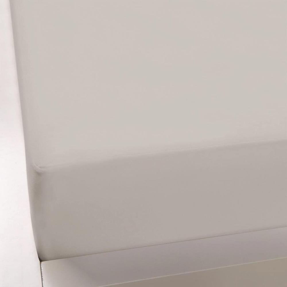 Formesse Bella-Donna Jersey Spannbettlaken | 120x200 - 130x220 cm | perlgrau Bild 1