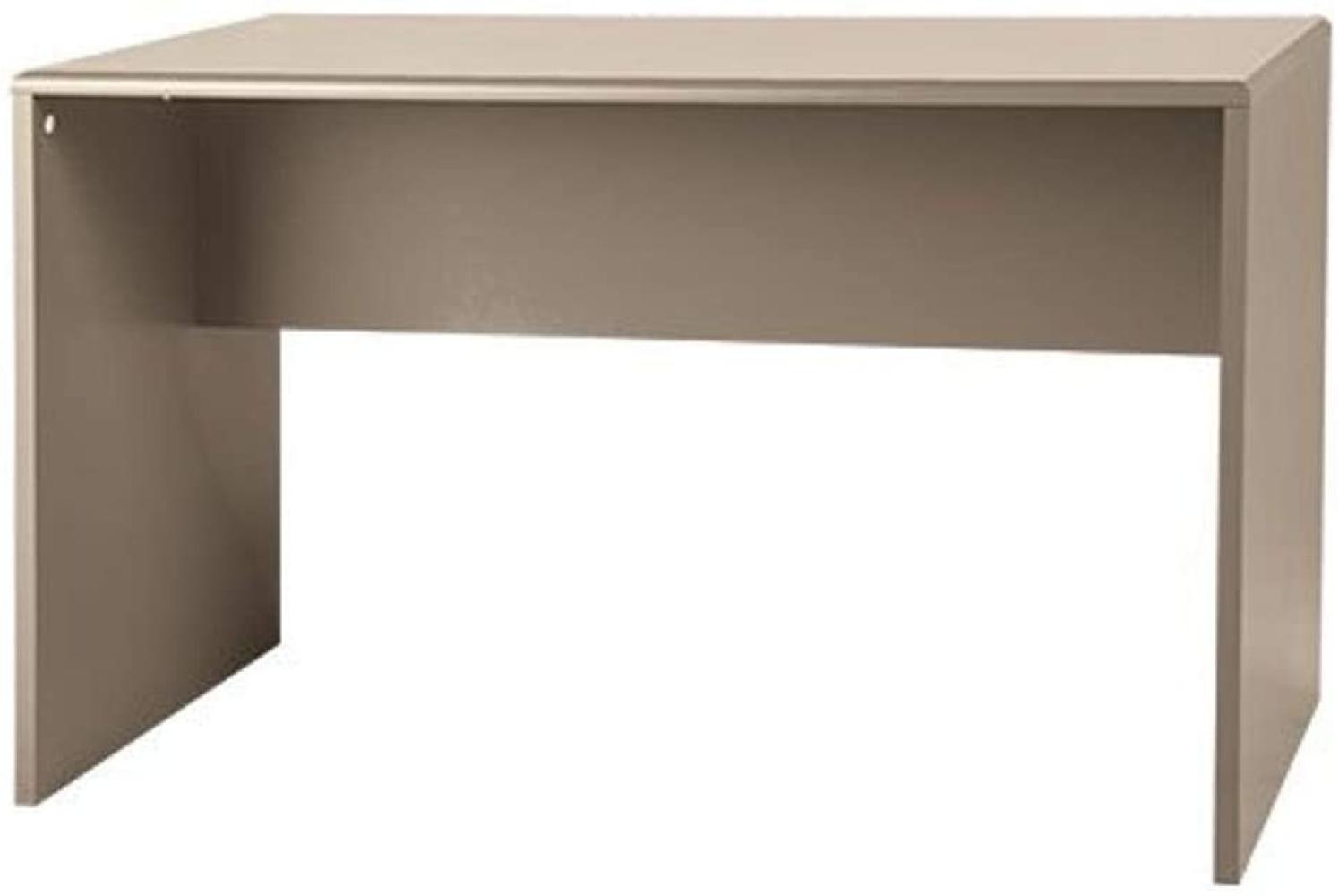 Miami U-Form Schreibtisch, Autometallic-Lackierung taupe, 74 x 65 x 120 cm Bild 1