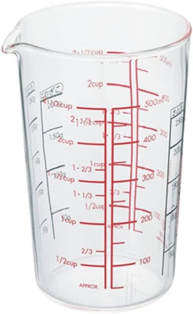 Messbecher 500 ml aus Glas mit Skala von HARIO Bild 1