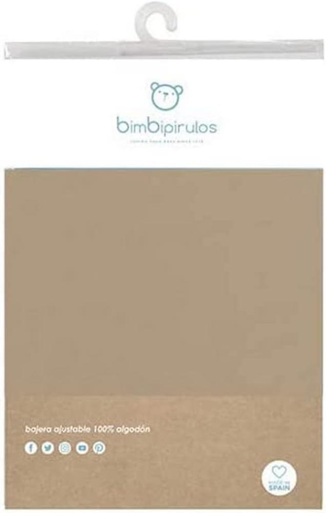 pirulos 40900000 – Spannbetttuch, baumwolle, 80 x 140 cm, Farbe leinen Bild 1