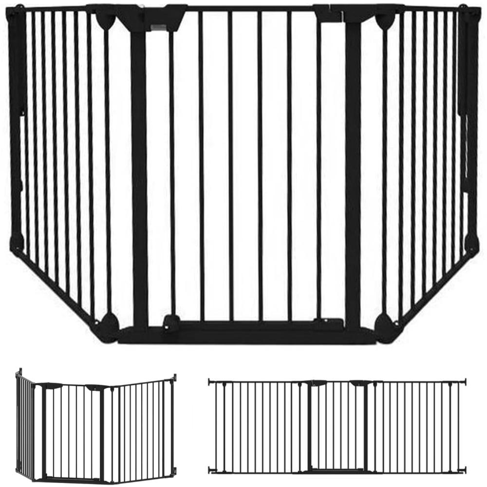 Noma Modular 3-Panelen Schutzgitter Schwarz Bild 1