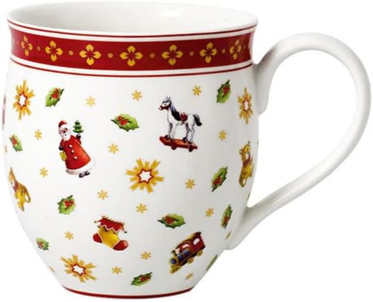 Villeroy & Boch Vorteilset 6 Stück Toy's Delight Becher mit Streumotiv Premium Porcelain rot,weiß 1485854863 Bild 1