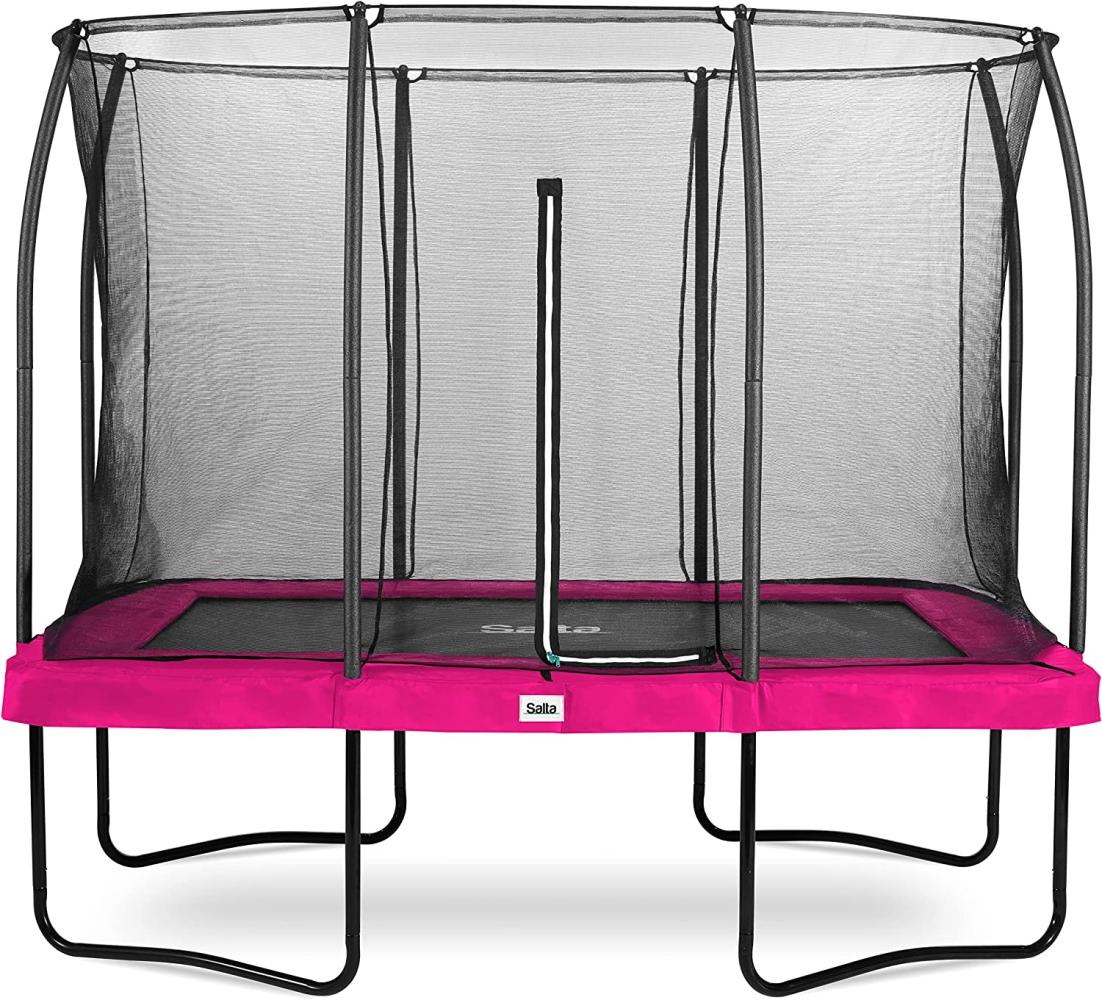 Salta 'Comfort Edition Standard' Trampolin inkl. Sicherheitsnetz, rechteckig, pink, 214 x 305 cm Bild 1