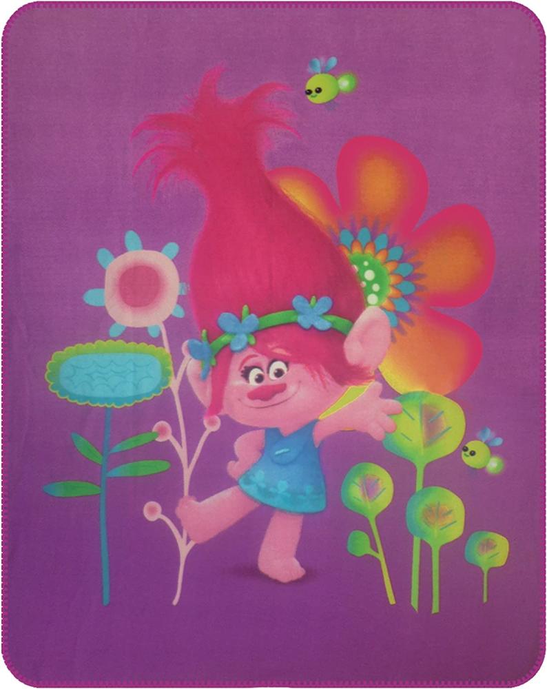 Fleecedecke Trolls Poppy 110 x 140 cm Bild 1