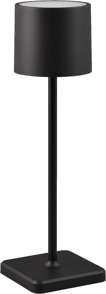 Akku LED Tischleuchte FERNANDEZ für Innen & Außen, Schwarz Höhe 38cm Bild 1