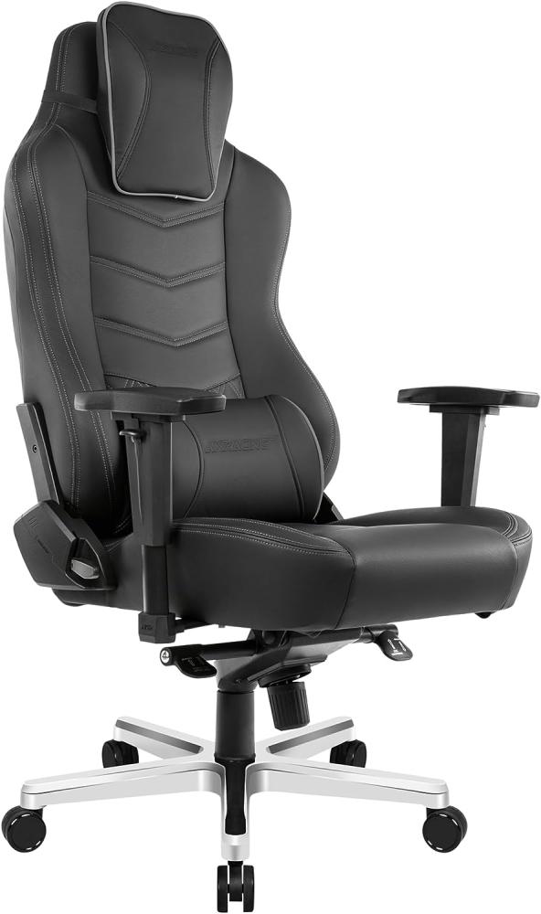 AKRacing Chair Onyx Bürostuhl, PU Kunstleder, Schwarz/Schwarz, 5 Jahre Herstellergarantie Bild 1