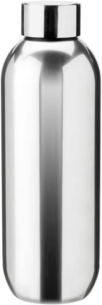 Stelton Isolierflasche Keep Cool Steel, Thermoflasche, Edelstahl, Kunststoff, Silbern, 600 ml, 355-15 Bild 1