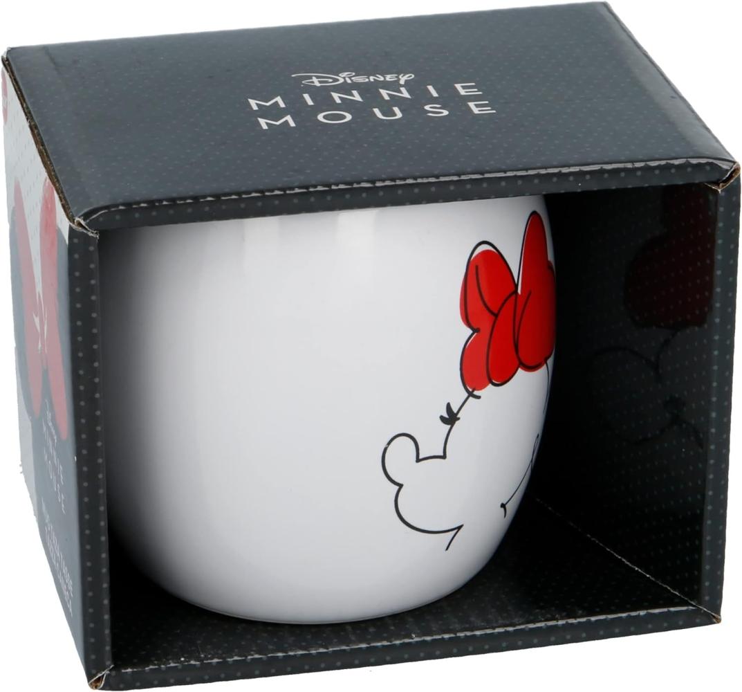 Disney Minnie Mouse Kaffeetasse aus Keramik ca. Ø 8 x 9 cm Schleife & Herz 380ml Bild 1