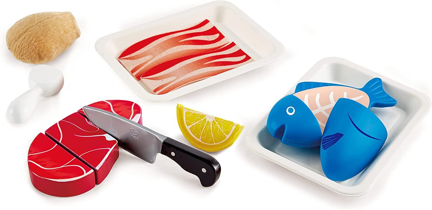 Hape E3155 - Fisch & Fleisch Set, Küchenspielzeug Bild 1