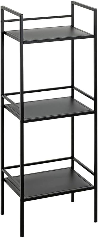 HAKU Möbel Regal, Metall, schwarz, T 25 x B 35 x H 95 cm Bild 1