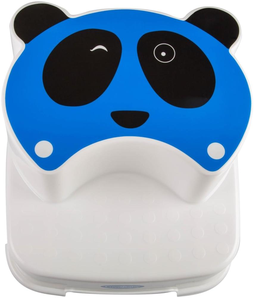 Baby Doppelstufen Schemel – Der Zwinkernde Panda – Kinder Tritthocker – Perfekt für Kinder-Badezimmer oder Kleinkind Toiletten Training Bild 1