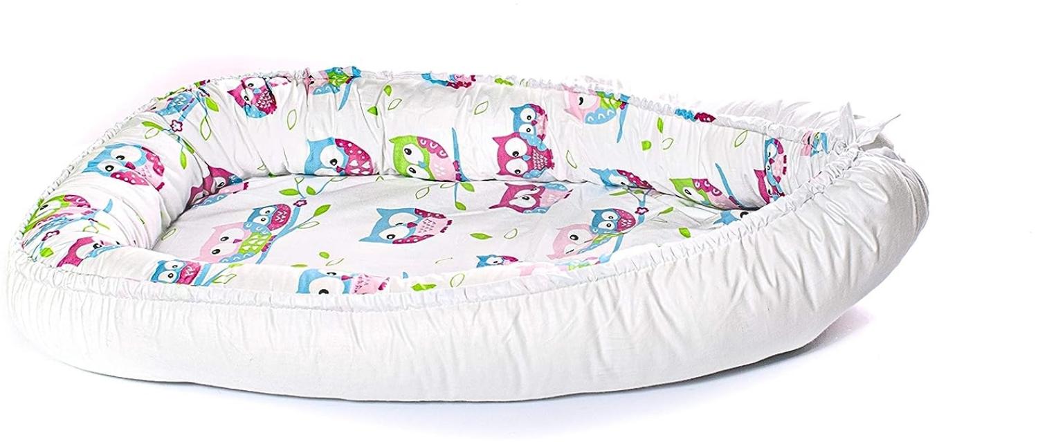 Multifunktionale Kuschelnest Babynest Kokon für Babys und Säuglinge, Nestchen, Reisebett, 100% Baumwolle, antiallergisch Bild 1