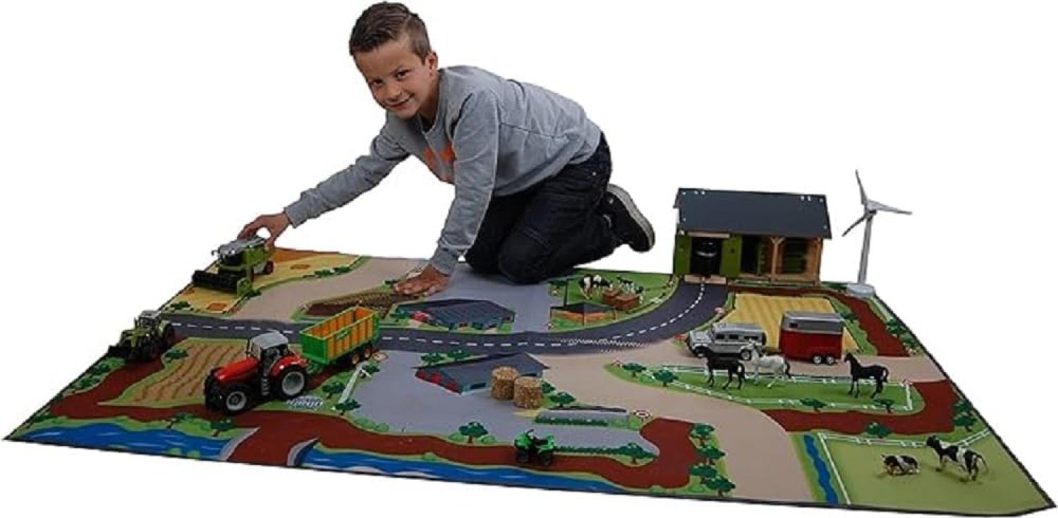 Kids Globe Spielteppich Bauernhof - 100 x 150 cm Bild 1