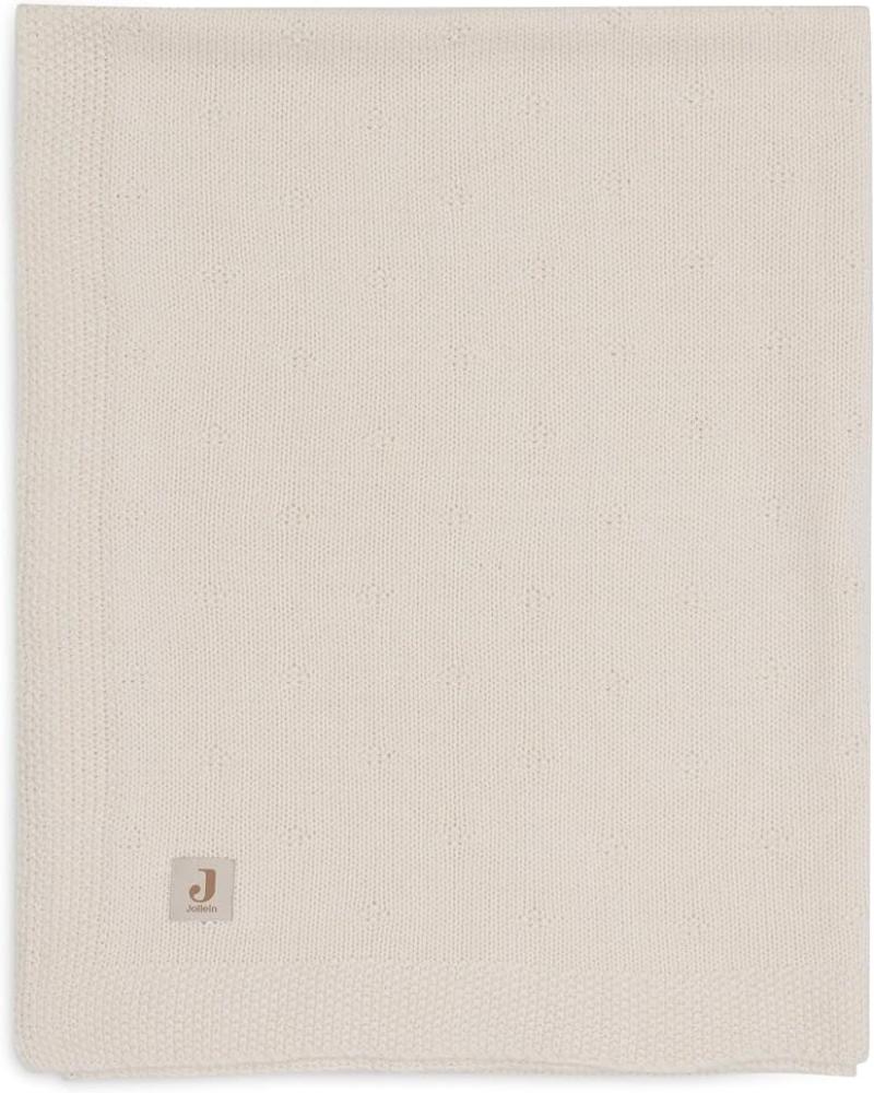 Jollein Decke Wiege 75x100 cm Cosy Knit Ivory Weiß Bild 1