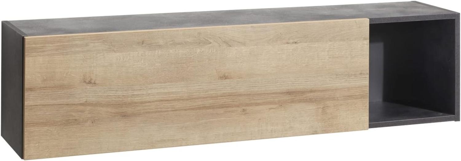 Composad Wandschrank, Holzwerkstoff, grau, (LxAxP) 140. 00x35. 00x30. 10 cm Bild 1