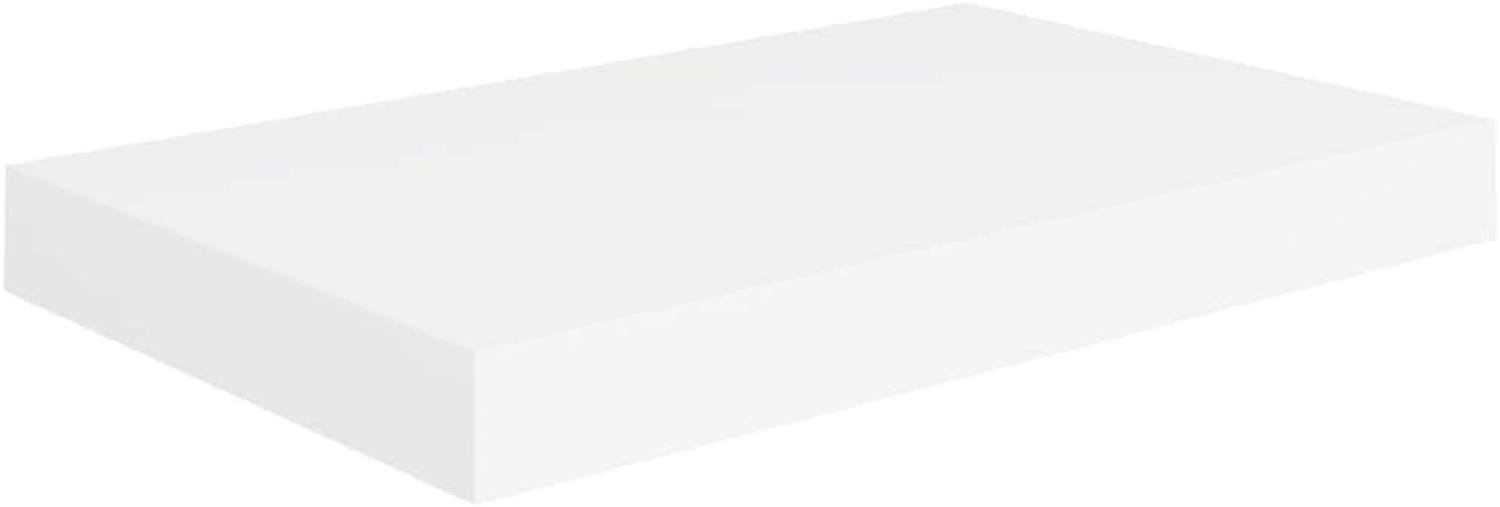 vidaXL Schwebende Wandregale 4 Stk. Weiß 40x23x3,8cm MDF Bild 1