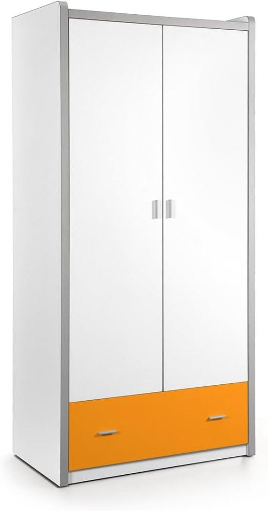 Vipack 'Bonny' Kleiderschrank 2-türig weiß/orange Bild 1