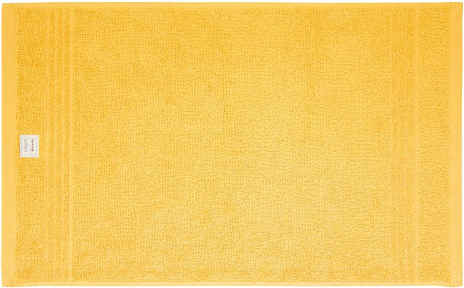 Bio Baumwolle Handtücher - alle Größen & Trendfarben Gästetuch, 30x50 cm, amber Bild 1