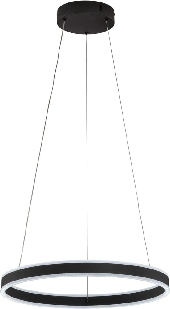Fischer & Honsel 61047 LED Pendelleuchte Sirko rund sandschwarz 50cm CCT Bild 1