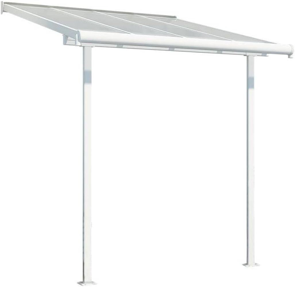 Palram - Canopia Aluminium Terrassenüberdachung Sierra | Weiß | 230x230x300 cm Bild 1