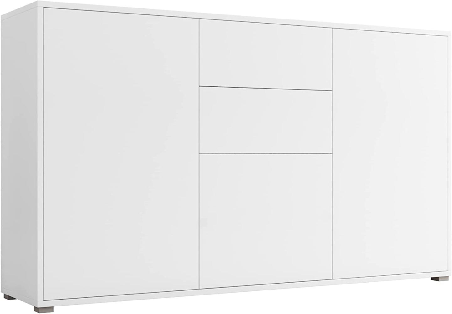 'Gesita K1D4SZ' Kommode, Weiß, 93 x 141 cm Bild 1
