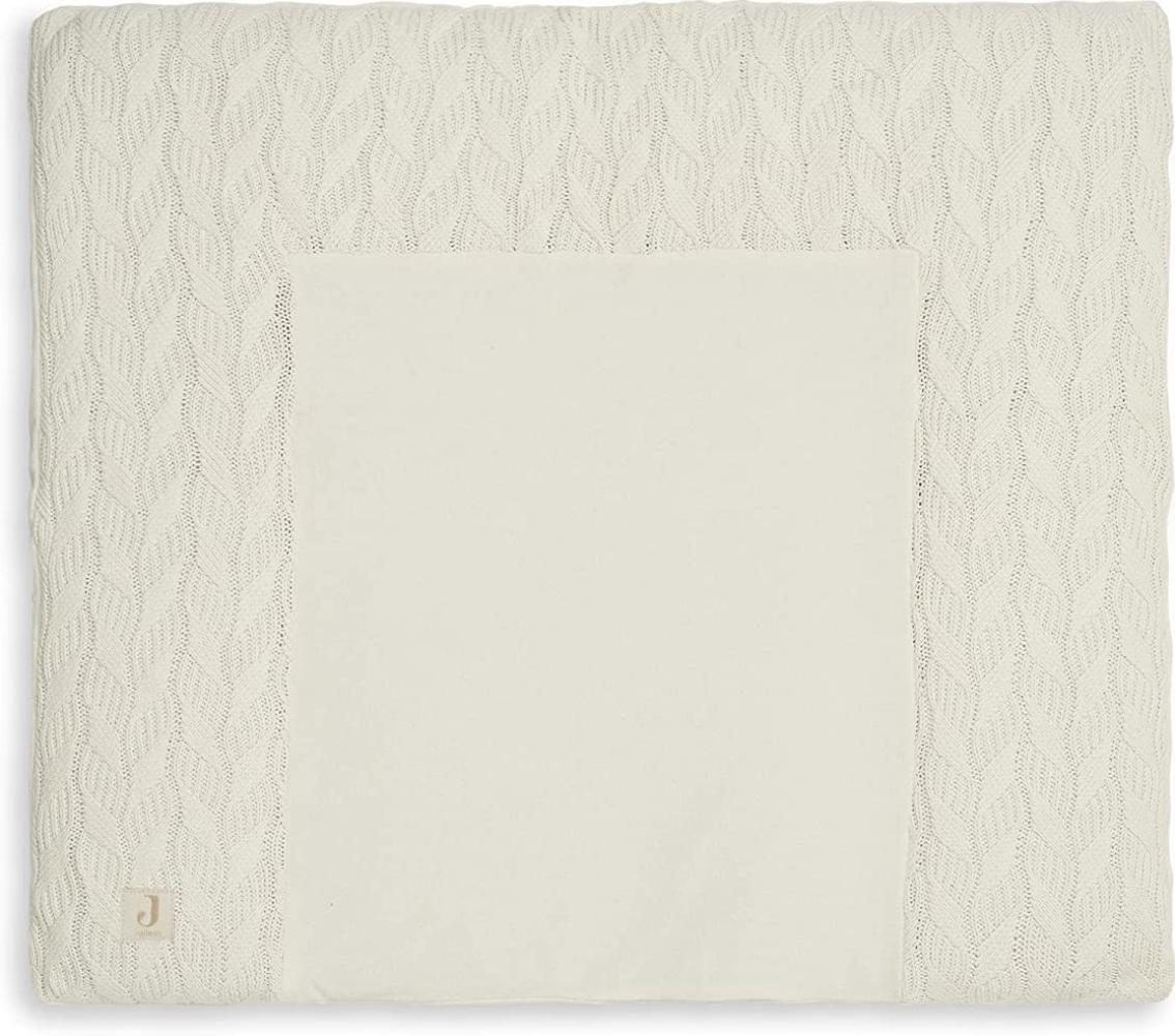 Jollein Spring Knit Wickelunterlagenbezug Deutsch Ivory Weiß off white Bild 1