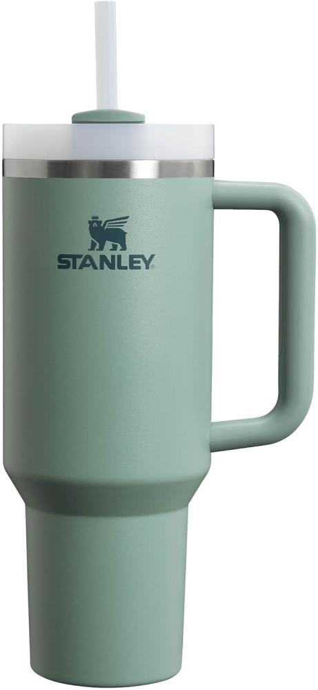 Stanley Quencher H2. 0 FlowState Trinkflasche mit Strohhalm 1. 2L - Thermobecher Kühlt 11 Stunden - 48 Stunden Eisgekühlt - Spülmaschinenfest - Thermosflasche BPA Frei - Kaffeebecher To Go - Shale Bild 1