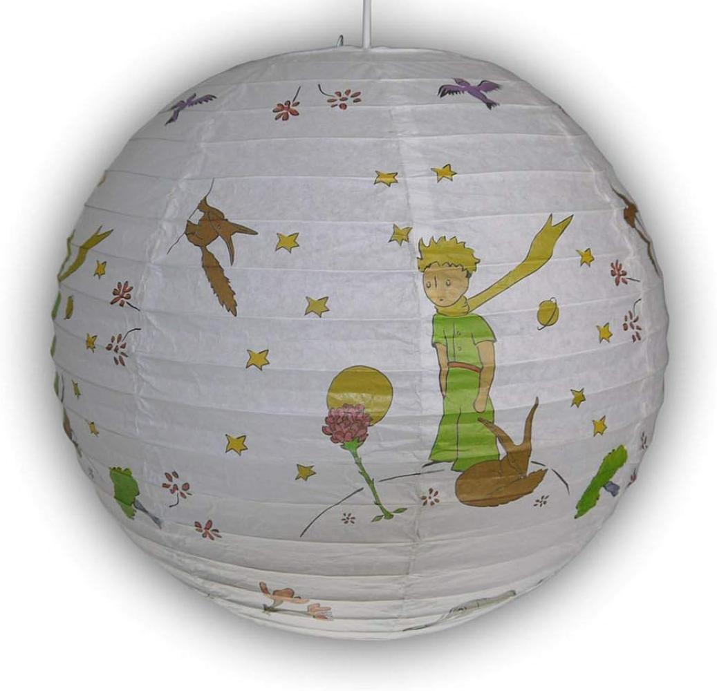 Kinder Papierlampe DER KLEINE PRINZ Lampenschirm Pendelleuchte mit Aufhängung Bild 1