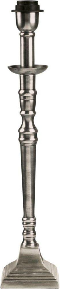 PR Home Salong Tischlampe antik silber E27 33x8x8cm Bild 1