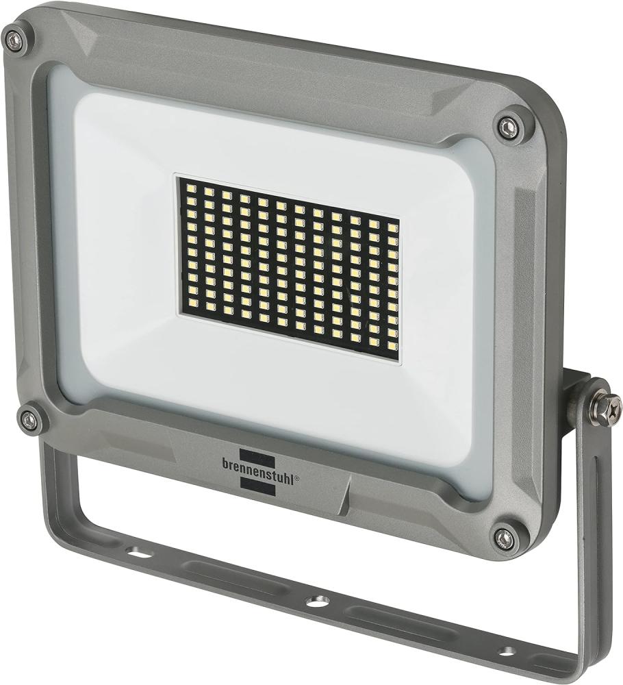 Brennenstuhl LED Strahler JARO 7050 (80W, 7100lm, 6500K, IP65, LED-Außenstrahler zur Wandmontage aus Aluminium) Bild 1