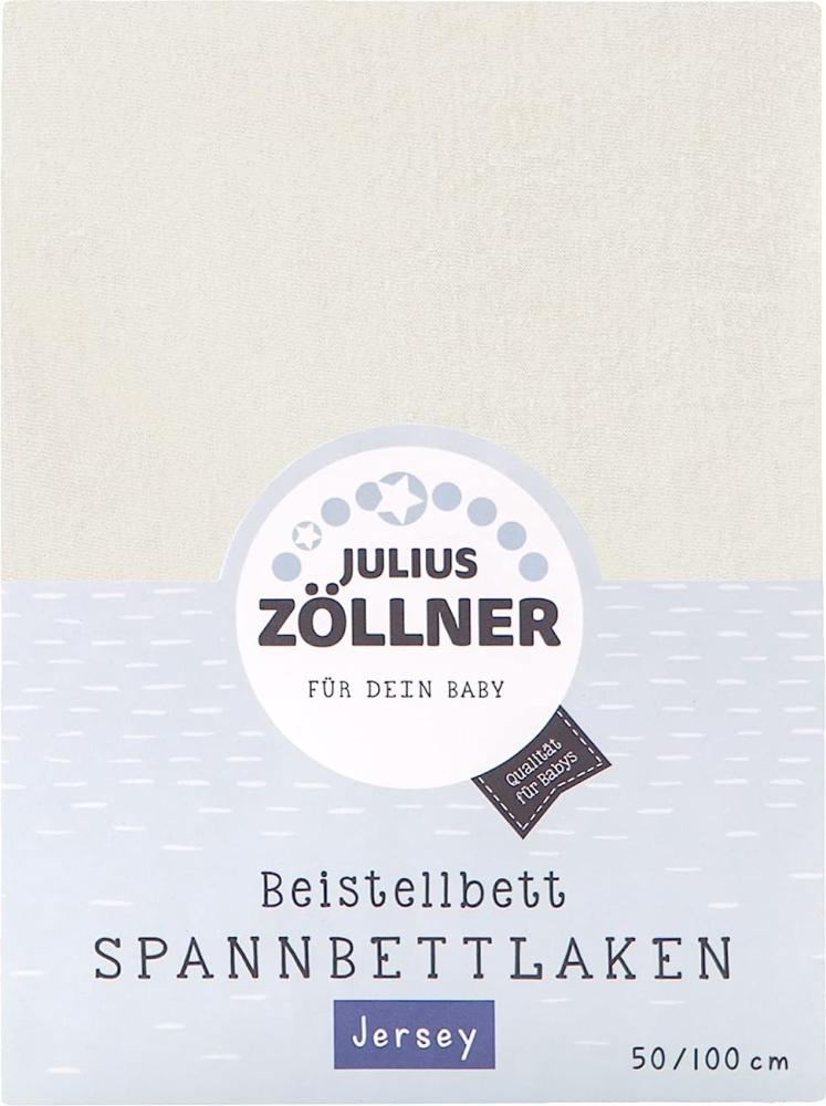 Julius Zöllner Spannbetttuch Jersey weiß 50x100 Bild 1